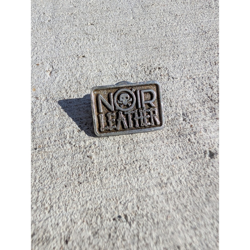 Rare HTF Noir Leather Royal Oak Logo Pins Charms 11pc 90s Goth Detroit Punk Gear